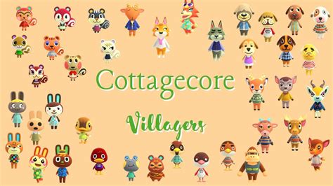 Why not check out the ACNH 2. . Cottagecore villagers acnh